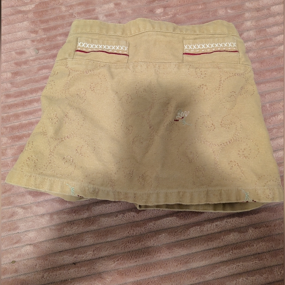 Vintage McKids 24months Corduroy Skort McDonald’s Beige With Snaps